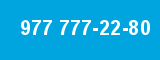 977 777-22-80 977 777-22-80
